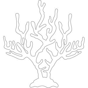 Gabarit pour décor corail de Burda Style Août 2015