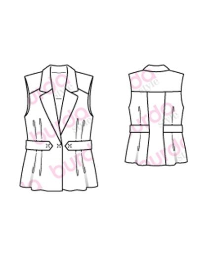Gilet n°101 de Burda Style Février 2017