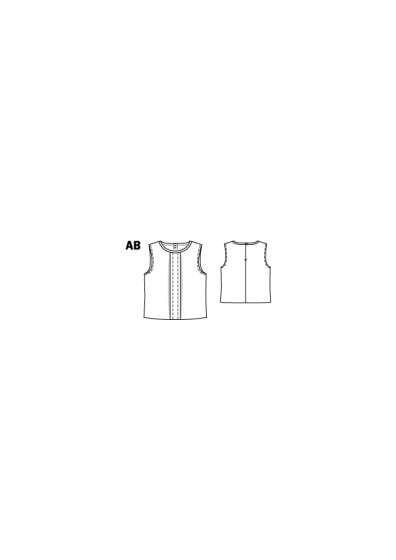 Blouse n°101 de Burda Style Septembre 2016