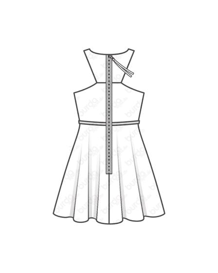 Minirobe n°101 de Burda Style Juillet 2017