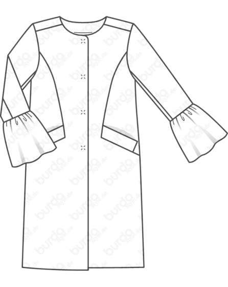 Manteau n°101 de Burda Style Mars 2019