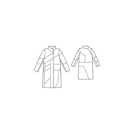 Manteau de Fourrure patchwork n°101