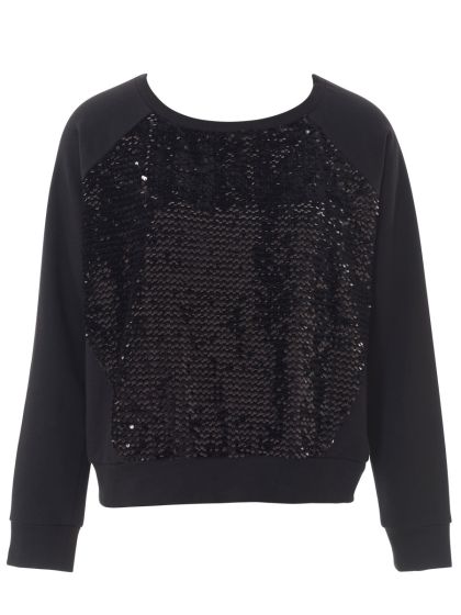Sweat à paillettes n°102 de Burda Style Janvier 2017