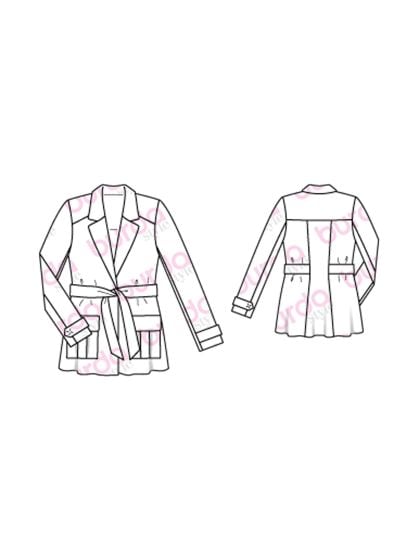Saharienne n°102 de Burda Style Février 2017