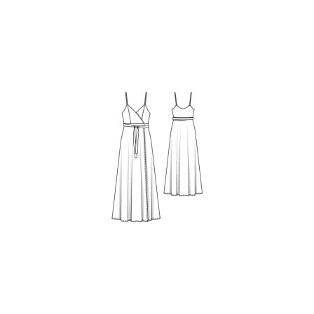 Robe portefeuille n°102 de Burda Style Juillet 2016