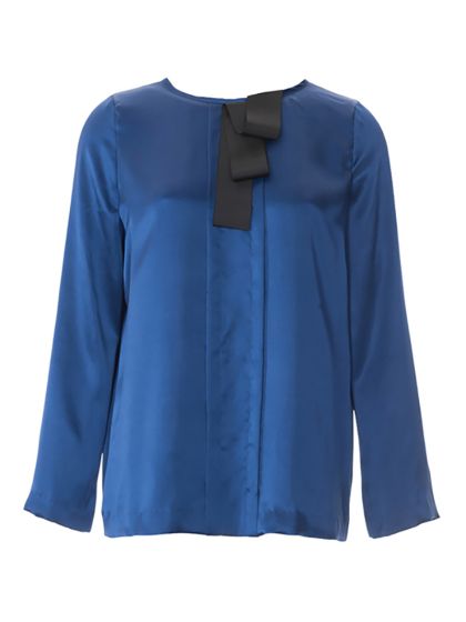 Chemisier à jabot n°102 de Burda Style Septembre 2016