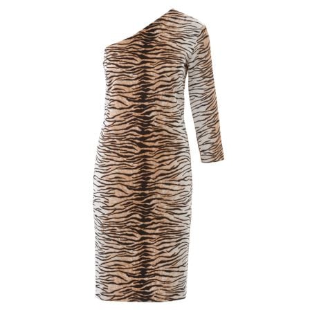 Robe asymétrique n°102 de Burda Style Avril 2015