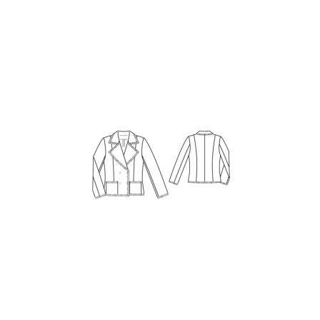 Veste bouclette élégante n°102