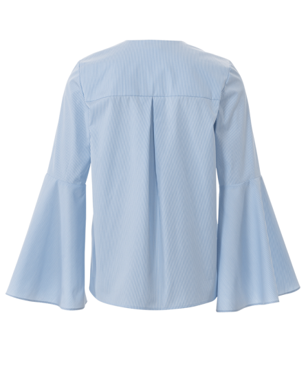 Blouses à manches corolle n°102 de Burda Style Juin 2017