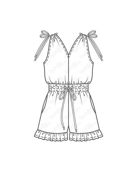 Jumpsuits n°102 de Burda Style Juillet 2017