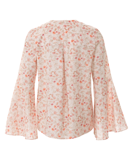 Blouses à manches corolle n°102 de Burda Style Juin 2017