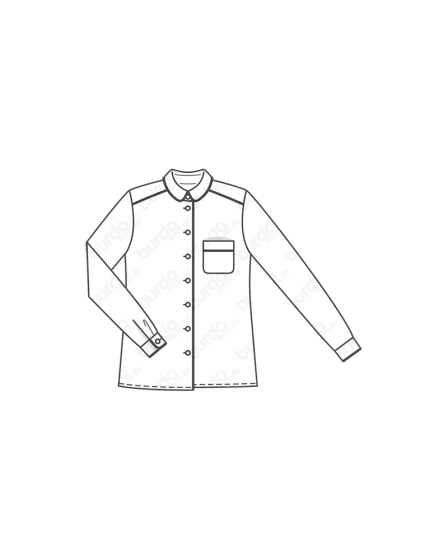 Chemisiers à lavallière n°103 de Burda Style Juin 2017