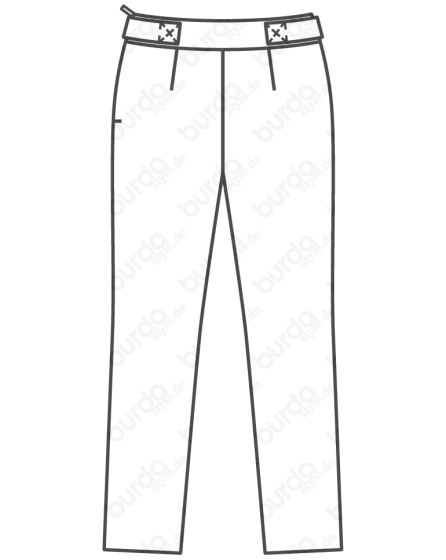Pantalons n°104 de Burda Style Février 2019