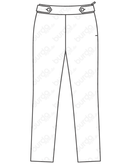 Pantalons n°104 de Burda Style Février 2019