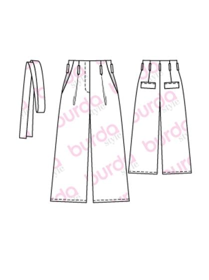 Short, bermuda, jupe culotte n°104 de Burda Style Février 2017