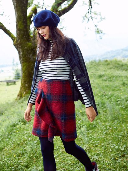 Jupe à volant n°105 de Burda Style Decembre 2016