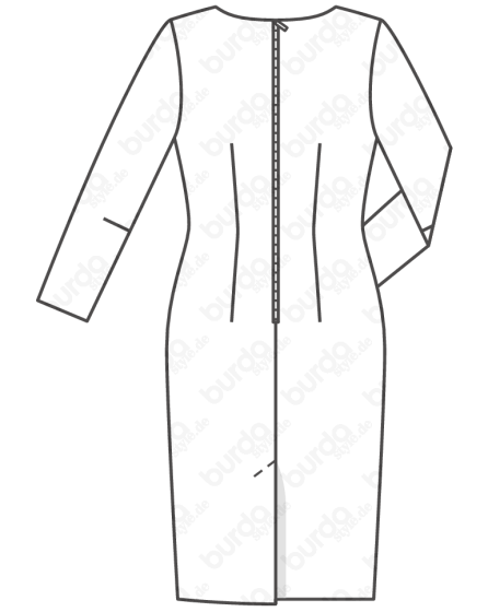 Robe n°105 de Burda Style Octobre 2017
