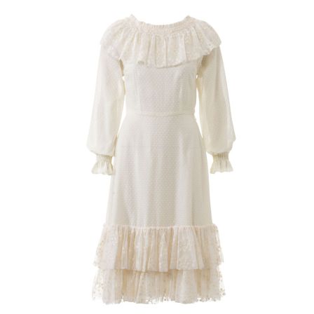Robe à volants n°105 de Burda Style Janvier 2015