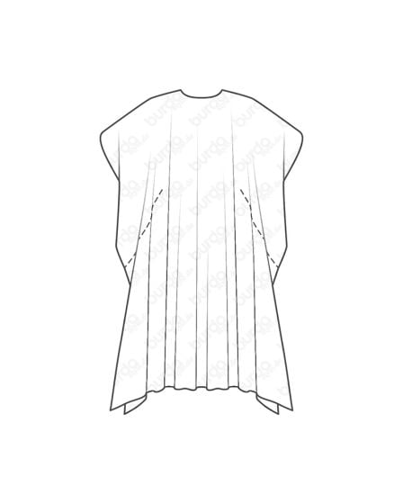 Caftans n°105 de Burda Style Juillet 2017