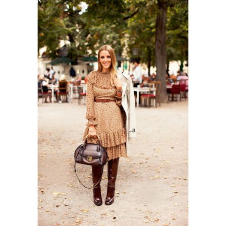 Robe à volants n°105 de Burda Style Janvier 2015