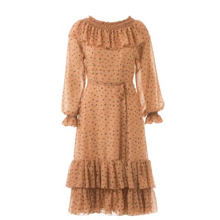 Robe à volants n°105 de Burda Style Janvier 2015