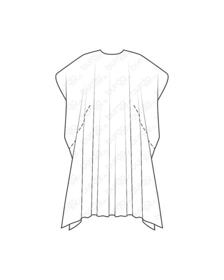 Caftans n°105 de Burda Style Juillet 2017
