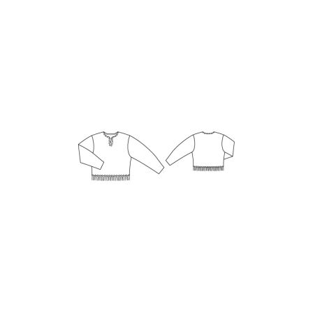 Pull à franges n°106 de Burda Style Janvier 2015