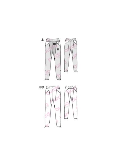 Legging de running n°106 de Burda Style Janvier 2017