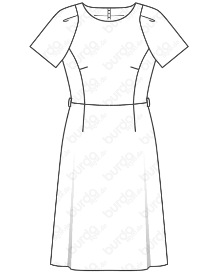 Robe n°106 de Burda Style Février 2019