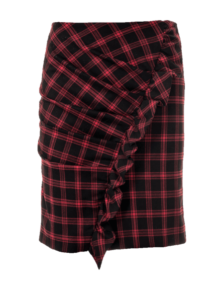 Minijupe drapée n°106 de Burda Style Octobre 2017