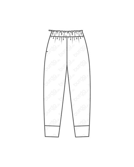 Pantalons n°106 de Burda Style Juillet 2017