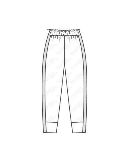 Pantalons n°106 de Burda Style Juillet 2017