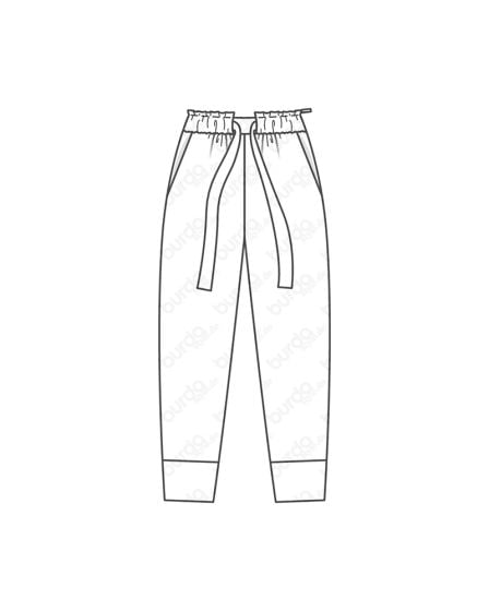 Pantalons n°106 de Burda Style Juillet 2017