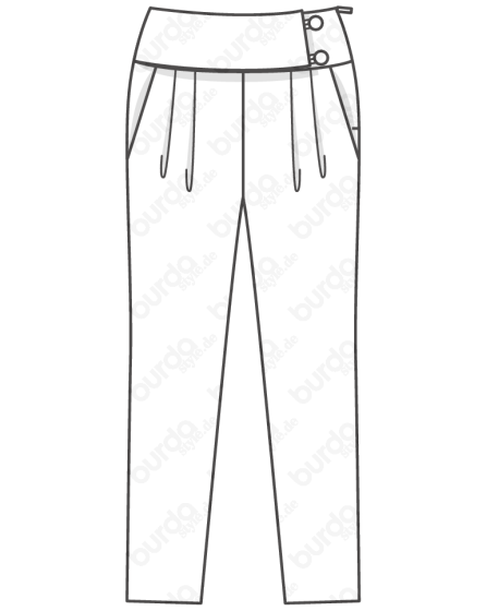 Pantalons n°106 de Burda Style Décembre 2017