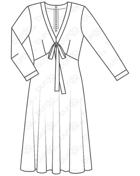 Robes n°107 de Burda Style Décembre 2017