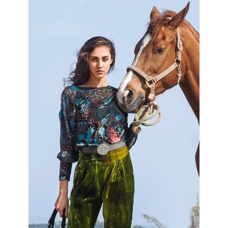 Blouse n°108 de Burda Style Aout 2016