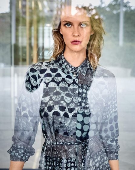 Robe chemisier n°108 de Burda Style Janvier 2019