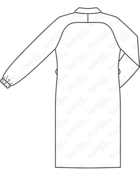 Robe chemisier n°108 de Burda Style Janvier 2019