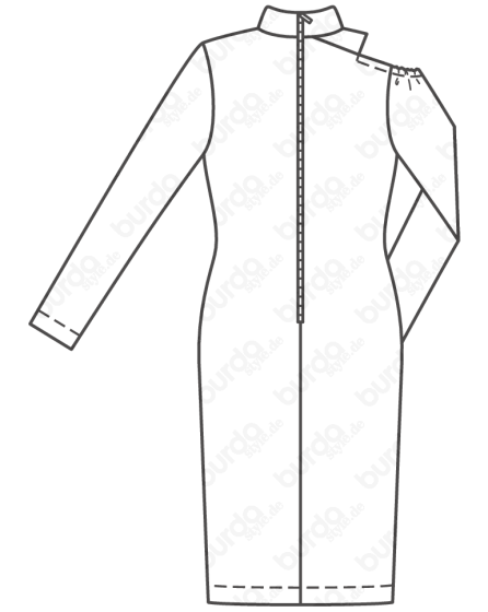 Robe n°108 de Burda Style Septembre 2017