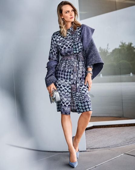 Robe chemisier n°108 de Burda Style Janvier 2019