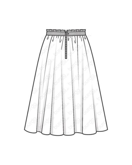 Jupes n°108 de Burda Style Juillet 2017
