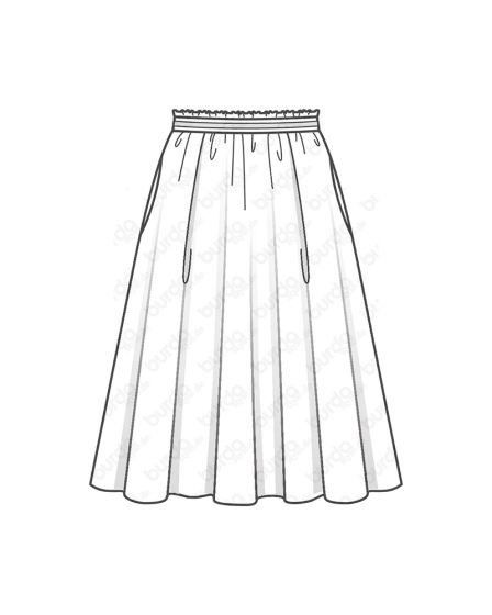 Jupes n°108 de Burda Style Juillet 2017