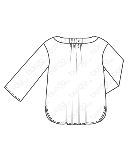 Blouses n°108 de Burda Style Février 2019