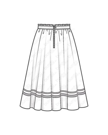 Jupes n°108 de Burda Style Juillet 2017