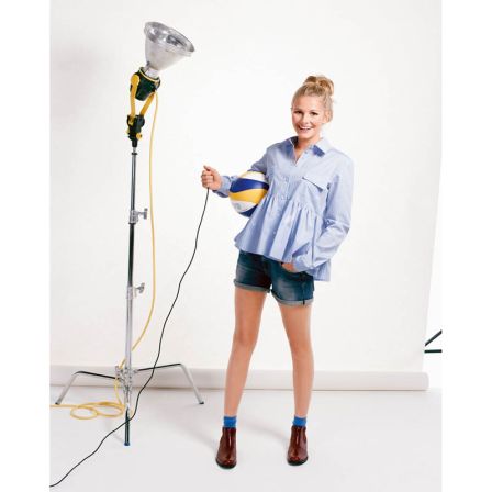 Chemisier à basque n°109 de Burda Style Mars 2015
