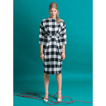 Robe boule n°109 de Burda Style Aout 2016