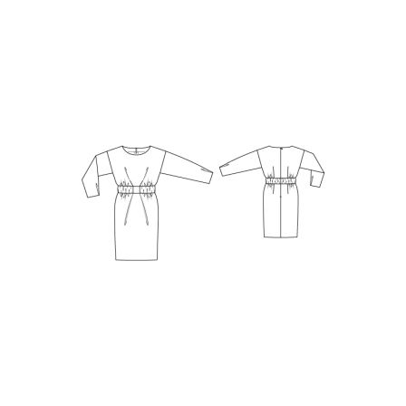 Robe boule n°109 de Burda Style Aout 2016