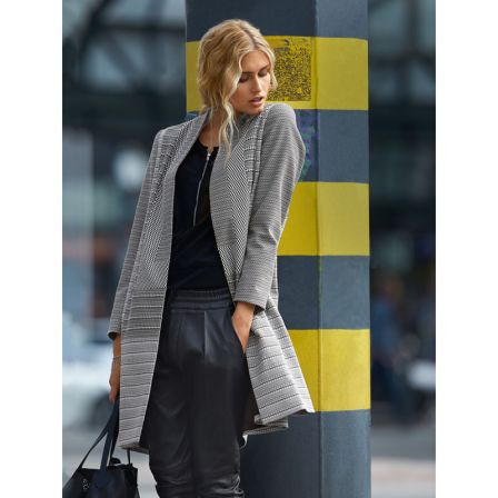 Manteau 7/8e mi-saison n°109 de Burda Style Novembre 2014
