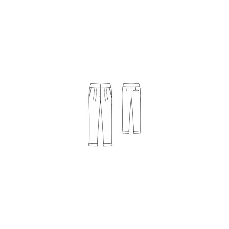 Pantalon à pinces n°110 de Burda Style Aout 2016