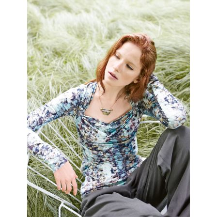 T-Shirt Drapé n°110 de Burda Style Octobre 2014